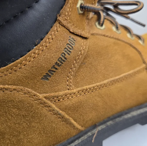 Brahma Bravo Brown Suede Keather Work Boots. Lace-Up Safety Ankle Boots. Mens10M - Picture 10 of 16